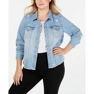 *Final price* STYLE & CO Light blue denim jacket size XL